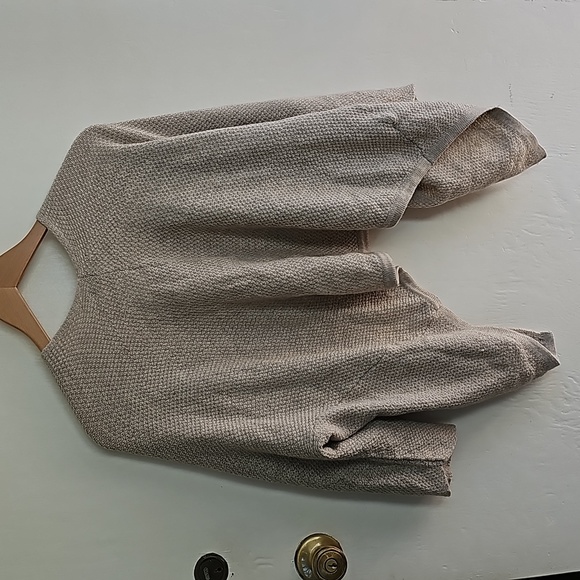 Brandy Melville Tan Color Shrug Open Cardigan - Picture 3 of 3